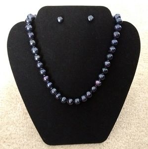 Fresh Water Black Pearl Set!